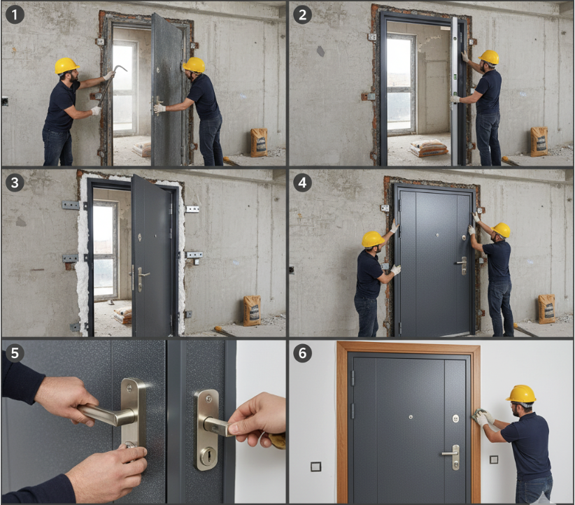 Çelik Kapı Nasıl Takılır? Çelik Kapı Nasıl Takılır?